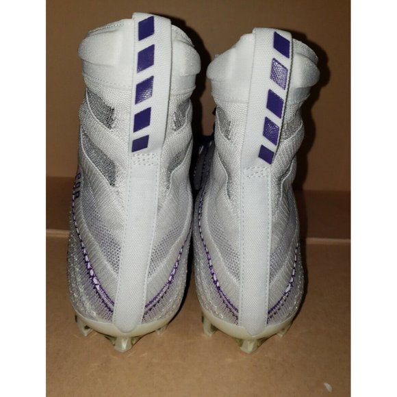 NIKE VAPOR UNTOUCHABLE 3 ELITE  FOOTBALL WHITE/PURPLE MEN\'S SIZE 13.5 NEW main image 8